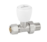 Priamy radiátorový ventil 1/2 palca pre PEX 16 mm Priamy radiátorový ventil 1/2 palca pre PEX 16 mm