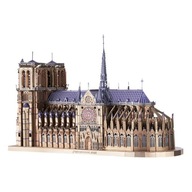 PIECECOOL KOVOVÝ PUZZLE 3D MODEL - NOTRE CATHEDRAL