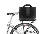 Čierna taška na bicykel, taška, 16 litrov
