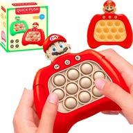 POP IT SUPER MARIO KONZOLOVÁ ANTISTRESOVÁ ELEKTRONICKÁ HRA 30 ÚROVNÍ