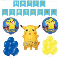 Súprava narodeninových balónov Pokémon Pikachu Súprava narodeninových balónov Pokémon Pikachu
