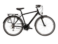 Čierny turistický bicykel Kross Trans 3,0 l