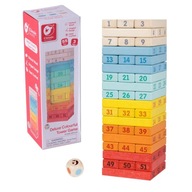 CLASSIC WORLD Drevená arkádová hra Dominoes Tower Deluxe Set CLASSIC WORLD Drevená arkádová hra Dominoes Tower Deluxe Set