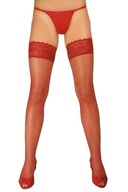Samonosné červené sieťované čižmy - Roxana 6377 L/XL Samonosné červené sieťované čižmy - Roxana 6377 L/XL