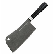 Samura MO-V Stonewash Cleaver 180mm AUS-8 58 HRC