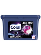 CORAL AllIn1 pracie kapsule pre Black 16 ks CORAL AllIn1 pracie kapsule pre Black 16 ks