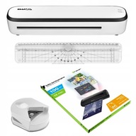 LAMINÁTOR A4 LAMINÁTOR + ZADARMO 100 fólií A4 ZAKRÚHOVAČ 30CM/MIN. LAMINÁTOR A4 LAMINÁTOR + ZADARMO 100 fólií A4 ZAKRÚHOVAČ 30CM/MIN.