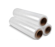 XL transparentná stretch fólia 3kg 3 rolky KVALITA XL transparentná stretch fólia 3kg 3 rolky KVALITA
