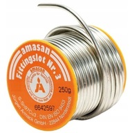 CÍN NA SPÁJKOVANIE MEDENÁ MÄKKÁ PÁJKA 250G 2,5 MM CÍN NA SPÁJKOVANIE MEDENÁ MÄKKÁ PÁJKA 250G 2,5 MM