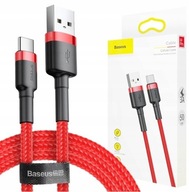 BASEUS USB TYP C KÁBEL ČERVENÝ rýchle nabíjanie Quick Charge 3.0 3A 1M BASEUS USB TYP C KÁBEL ČERVENÝ rýchle nabíjanie Quick Charge 3.0 3A 1M