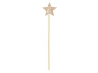 WAND s trblietkami Star - zlatá - PartyDeco WAND s trblietkami Star - zlatá - PartyDeco