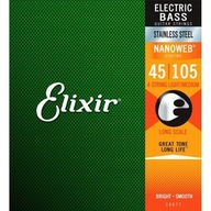 Struny pre basgitaru Elixir 14677 Nanoweb