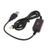 Napájací kábel s 5 V - 12 V USB-DC prevodníkom