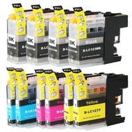 10x ATRAMENT pre súpravu BROTHER LC123 DCP J132 J152 J552DW 10x ATRAMENT pre súpravu BROTHER LC123 DCP J132 J152 J552DW
