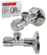 KOMPAKTNÝ UHOLOVÝ UZÁVACÍ VENTIL PRE PRIPOJENIE WC 1/2" x 1/2" SCHELL KOMPAKTNÝ UHOLOVÝ UZÁVACÍ VENTIL PRE PRIPOJENIE WC 1/2" x 1/2" SCHELL
