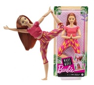 Bábika Barbie Made 2 Move v červenej farbe GXF07