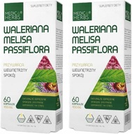 2x MEDICA HERBS Walerian Melisa Passiflora 60K