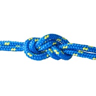 Modré splietané polypropylénové lano 3mm 100m