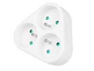 TRIPLE 3X2P+Z 16A 250V elektrická rozdvojka TRIPLE 3X2P+Z 16A 250V elektrická rozdvojka