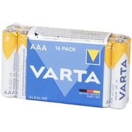 16x VARTA AAA BATÉRIE 1,5V R3 LR03 ALKALICKÉ BATÉRIE TENKÉ PRSTY 16x VARTA AAA BATÉRIE 1,5V R3 LR03 ALKALICKÉ BATÉRIE TENKÉ PRSTY