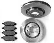 BRZDOVÉ KOTÚČE + DESTIČKY PEUGEOT 207 307 PICASSO C4 PREDNÉ 283mm. BRZDOVÉ KOTÚČE + DESTIČKY PEUGEOT 207 307 PICASSO C4 PREDNÉ 283mm.