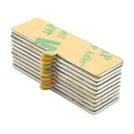 NEODYMOVÝ MAGNET 30x10x1 mm TANIEK S LEPOM, 3M PÁSKA - 10 KS NEODYMOVÝ MAGNET 30x10x1 mm TANIEK S LEPOM, 3M PÁSKA - 10 KS