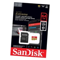 EXTREME microSDXC 64 GB 170/80 MB/s A2