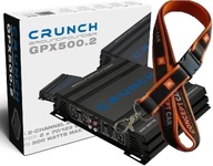 CRUNCH GPX500.2 autozosilňovač 2-KANÁLOVÝ 500W VÝKON IDEÁLNY PRE SUBA