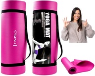 Fitness podložka na cvičenie jogy podložka na spanie na jogu 15 MM RUŽOVÁ Fitness podložka na cvičenie jogy podložka na spanie na jogu 15 MM RUŽOVÁ