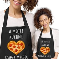 Bavlnená zástera na Valentína PRAVIDLÁ LÁSKY Wz Bavlnená zástera na Valentína PRAVIDLÁ LÁSKY Wz