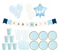 Balónové dekorácie girlanda obrúsky gadgets Baby Shower set IT'S A BOY Balónové dekorácie girlanda obrúsky gadgets Baby Shower set IT'S A BOY
