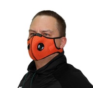 Športová maska ​​S VENTILOM 2 filtre MASKA PM 2.5