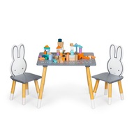 Set detského nábytku stôl + 2 stoličky
