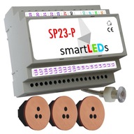 smartLEDs SP23-P LED schodiskový ovládač 3 SENZORY smartLEDs SP23-P LED schodiskový ovládač 3 SENZORY