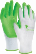 LATEX FOAM 8 polyesterové ochranné pracovné rukavice