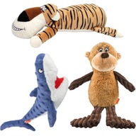 Pet Nova Mix plyšových hračiek Tiger Shark Monkey Pet Nova Mix plyšových hračiek Tiger Shark Monkey