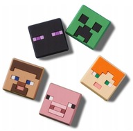 CROCS JIBBITZ CHARMS MINECRAFT PINS 5-BAL CROCS JIBBITZ CHARMS MINECRAFT PINS 5-BAL