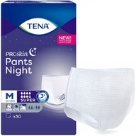 TENA PANTS PROSKIN SUPER NIGHT M 30 PLIENKOVÉ NOHAVICE