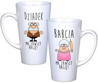 HRNKY NA LATTE PRE STARÝCH RODIČOV, BABKU, DEDKA, VZORY, 2 ks. HRNKY NA LATTE PRE STARÝCH RODIČOV, BABKU, DEDKA, VZORY, 2 ks.