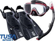 TUSA potápačský šnorchlovací SET VISIO maska šnorchel QB MDR + plutvy L 42-49 TUSA potápačský šnorchlovací SET VISIO maska šnorchel QB MDR + plutvy L 42-49