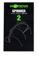Háčiky Spinner Micro Barbed 10 ks. Korda Veľkosť 2 Háčiky Spinner Micro Barbed 10 ks. Korda Veľkosť 2