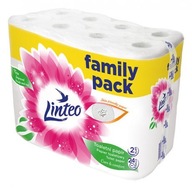 Toaletný papier LINTEO biely, 2 vrstvy, 24 roliek