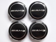 4x Caps Caps Emblémy pre ráfiky MERCEDES AMG 60 mm čierne 4x Caps Caps Emblémy pre ráfiky MERCEDES AMG 60 mm čierne