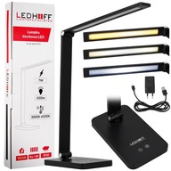 Čierna LED lampa do školskej lavice, NASTAVITEĽNÁ, na stôl, DOTYKOVÝ PANEL Čierna LED lampa do školskej lavice, NASTAVITEĽNÁ, na stôl, DOTYKOVÝ PANEL