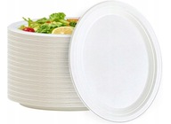 ECO oválne taniere z cukrovej trstiny 32x25cm-50ks