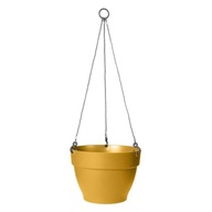 žlté závesné kvetináče do záhrady VIBIA KOŠÍK 26cm žlté závesné kvetináče do záhrady VIBIA KOŠÍK 26cm
