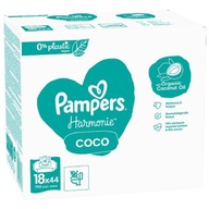 Pampers Harmonie Coco vlhčené obrúsky 18x44ks Pampers Harmonie Coco vlhčené obrúsky 18x44ks