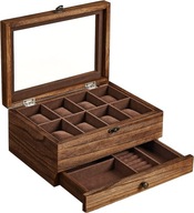 Organizér Watch Box Box Case 8 ks Organizér Watch Box Box Case 8 ks
