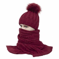 W359CK PLETENÝ ZIMNÝ SET ČIAPKA A ŠÁL W359CK PLETENÝ ZIMNÝ SET ČIAPKA A ŠÁL