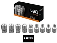 NEO TORX ZÁSTRČOVÉ KĽÚČE 9 KS. E10 – E24 08-649 NEO TORX ZÁSTRČOVÉ KĽÚČE 9 KS. E10 – E24 08-649